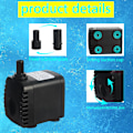 Miniatyrbillede 2 af 5: ##/Nedsænkbar Vandpumpe 600L/H 8W Ultra-Stille Akvariumpumpe med 4 Sugkopper til Springvand, Fiskedam, Hydroponiske Systemer##/