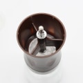 Miniatyrbilde 3 av 5: Håndkvern for kaffe, rustfritt stål, sølv/transparent