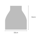 Miniatyrbild 5 av 5: ##/Hög krage slitscarf stickad yttre ull stickad halsduk##/