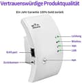WiFi-förstärkare WiFi-booster 300 Mbps Trådlös Extender Nätverkssignal
