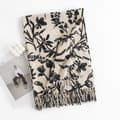 Vinterimitation kashmirscarf, mönster 65*180CM