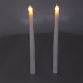 Pikkukuva 2 / 5: 2 Pakkaa Liekitöntä LED-Kynttilää (Kaikki Valkoinen), LED-Kartiomaiset Kynttilät, Paristokäyttöiset