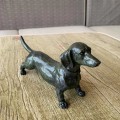 Miniatyrbillede 1 af 5: Harpiks Dachshund Ornament Dachshund Statue Ornament Hund Antik St