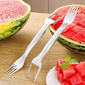 Miniatyrbild 1 av 5: Vattenmelonskivargaffel 2 i 1 2 st Vattenmelonskivargaffel
