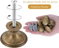 Miniatyrbilde 5 av 5: 12 stk Vintage Skapsknapper, Stilige Skuffeknapper, Antikk Messing Ki