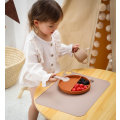 Miniatyrbilde 4 av 5: Sett med 2 silikon placemats, sklisikre og flekkbestandige for barn