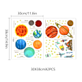 Miniatyrbillede 1 af 5: Planet Star Vægmærker Børneværelse Soveværelse Hjem Dekoration Vægge D