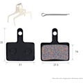 Pikkukuva 4 / 5: ##/Pyörän levyjarrupalat Shimano BR-M515 M525 M525 M575 M575 M##/