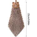 Miniatyrbild 3 av 5: 1 st Fuzzy Boll Handdukar - Mjuka Hängande Handdukar, Chenille Sup