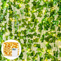Miniatyrbillede 1 af 5: 12 stk. Kunstig Ivy Girland, Kunstig Ivy Girland med LED Lys