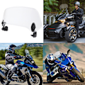 Miniatyrbillede 2 af 5: Motorcykel Vindskærm (Transparent S), Universal Modificeret Vindskærm