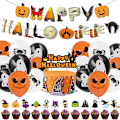 Miniatyrbillede 1 af 5: ##/Halloween-tema fødselsdagspynt, populære fødselsdagsballer,##/