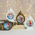 Miniatyrbild 4 av 5: ##/Julbellslykta - brons snögubbe, LED juldekoration,##/