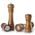 Miniatyrbillede 3 af 5: 2 stk./sæt Træ Saltflaske Krydderiglas Manuel Peberkværn Køkkenredskab 8 inch