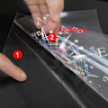 Miniatyrbilde 3 av 5: 2 stk 15,5 cm (Farge) Dekal til bilhetten, Dekal med kompassgrafikk