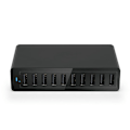 Pikkukuva 4 / 4: ##/Työpöydän USB-latausasema 60W 1 kpl Musta 10 Kannettava Matkustus Koti Hu##/