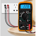 Miniatyrbilde 5 av 5: ##/Digitalt LCD-multimeter, Høy kvalitet Voltmeter Amperemeter Ohm##/