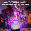 Miniatyrbilde 5 av 5: Projektorlampe Star Wave Bluetooth Musikkprojektor Vannrippel