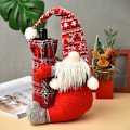 Miniatyrbilde 2 av 5: ##/Jule-Nisse Vin-Flaskehetter 2 Stykker, Vin-Flaskepose Bomull##/