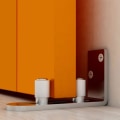 Miniatyrbild 1 av 5: Justerbar golvguide vägg/dörr nedre guide för glidande trä