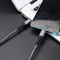 Miniatyrbillede 4 af 5: Datakabel 2-i-1 Hurtig Opladning 5A PD 100W Type-C til Type-C Opladningskabel til Laptop 100cm