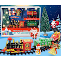 Miniatyrbillede 2 af 5: ##/Stjerne Legetøgs Tog Samlet Juletog med Lys og Lyd##/