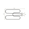 Miniatyrbilde 2 av 5: Grille Varmeelementer For Q240 Q2400 Serien Griller, Erstatningsdel For 70127 Elektrisk Varme El