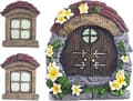 Eventyrhave-dør miniaturedør til træer boligtilbehør trædekoration