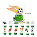 Miniatyrbild 1 av 3: 26 stycken fotbollstårta toppers, födelsedagstårta toppers, cupcake I