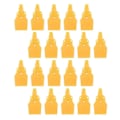 Miniatyrbillede 3 af 4: 20x Flad Vind Jet Luftblæser Luftdyse Spray 3 Huller 1/4\" Bspt Gul