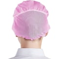 Miniatyrbillede 5 af 5: 3 Pak Halv-Mesh Kokkehatte - Pink, Unisex Køkkenhatte med Mesh