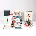 Miniatyrbild 2 av 5: ##/3D Julhälsningskort Kuvert Tomte Renen Snögubbe Tema##/