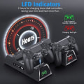 Miniatyrbilde 3 av 5: PS4 Stativ med PS4 Kjøleventilator for Playstation 4/PS4 Slim