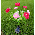 Miniatyrbild 2 av 6: ##/Solröd snölotuslykta utomhussimuleringslykta##/
