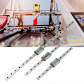 Miniatyrbilde 2 av 5: MGN12 MGN12H Guide Glideblokk Miniatyr Sterkt Lager Stål Høy Hardhet Lineær Glideskinne for 3D-skriver 2