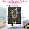 Miniatyrbillede 3 af 5: ##/30*40cm, 5D diamantmaleri kit, løve##/