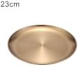 Miniatyrbilde 1 av 5: 14/17/20/23/26cm Rund Spisebrikke Servise Kjøtt Dessert Pizzafat Fruktbrett 23cm