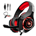 Miniatyrbillede 1 af 6: ##/Hovetelefoner med mikrofon til PS4 PS5 PC Xbox Series Deep Gaming Headset##/