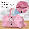 Miniatyrbillede 5 af 5: Pige Ballerina Taske Pink (Lang Gaze), Skuldertaske Messenger Sp