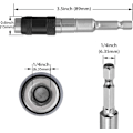 Miniatyrbild 4 av 6: ##/Magnetisk Pivotborrbitshållare med snabbkoppling##/