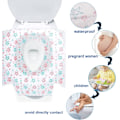 Miniatyrbillede 4 af 5: 20 stk. engangs-toiletsæder, toiletpapir toiletsæde der