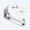 Miniatyrbillede 1 af 3: Gulvguide 2-pak Sliddedørsdørguide Vægmonteret Guidekugle