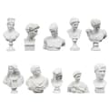 10 st Skrivbordsdekor Retro Konst Staty Rum Harts Hantverk Figurin