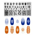 ##/Stycke Rostfritt Stål Återanvändbara Blommiga Schabloner för Kvinnor och Flickor##/