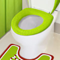 Miniatyrbillede 3 af 5: ##/4 stk. Jule-Grinch toilet sæde sæt##/