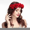 Bryllups-brudepike-brudepike-brud-blomst-rose-tiara for barn a