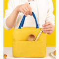 Miniatyrbild 6 av 6: ##/Ankdunka lunchboxväska, söt tecknad canvas lunchboxväska, svart##/