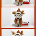 Miniatyrbild 5 av 5: ##/Julkapp för katt med älghorn##/