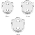 Miniatyrbild 4 av 5: ##/x 22mm Zink Flang Showerdraperi Stångfästen, Skåpsfästen,##/