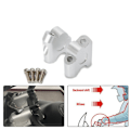 Miniatyrbilde 1 av 3: ##/Styreforhøyere Universal Motorsykkel for 22mm Motorsykkel Styre Styre Bakre Monteringsadapter##/